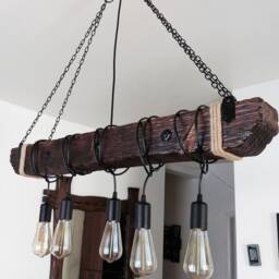 Ceiling Lamps/ Industrial Style/ Pendant Lights For Kitchen Restaurant Bar/ With Chains Candelier/Rustic Style Beam Lamp - thumbnail 2