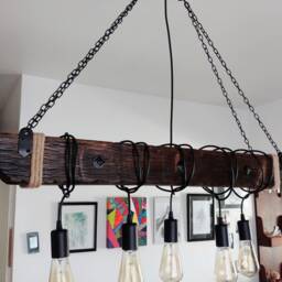 Ceiling Lamps/ Industrial Style/ Pendant Lights For Kitchen Restaurant Bar/ With Chains Candelier/Rustic Style Beam Lamp - thumbnail 4