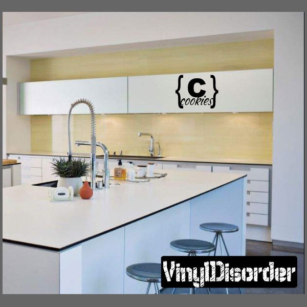Cookies - Vinyl Wall Decal Quotes Sticker lb002Cookieset - image 1