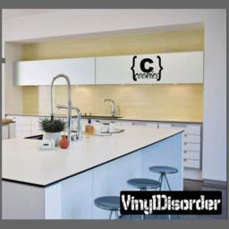 Cookies - Vinyl Wall Decal Quotes Sticker lb002Cookieset - thumbnail 1