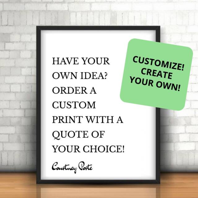 Custom Printable Wall Art, Minimalist Style Decor, Simplistic Design, Home Decor Gift Idea, Digital Download