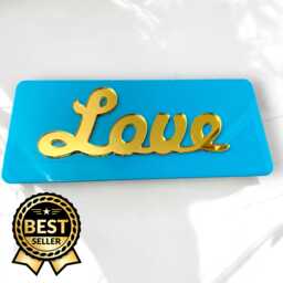 Custom Acrylic Name Sign Personalized Wall Or Desk Decor - thumbnail 1