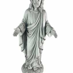 Standing Jesus Christ Or Virgin Mary Detailed Garden Statue Religious Ornament - thumbnail 4
