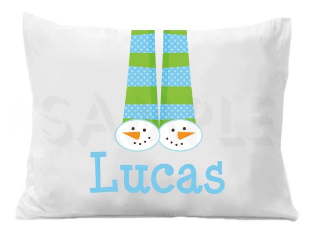 Snowman Personalized Pillow Case - image 1