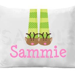 Snowman Personalized Pillow Case - thumbnail 2