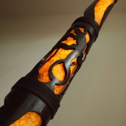 Floor Lamp, Japanese Asian Bamboo Ambient Light, Accent Artisan Furniture, Paper Lantern Light - thumbnail 3