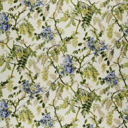 Wisteria Vine in Periwinkle, Ivory Or Parchment-This Listing Is For One Pillow - thumbnail 3