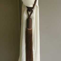 Extra Large 60cm Curtain Tassel Tieback - Luxury Silktouch Rope Holdback Statement Long Drapery Tie Back - thumbnail 4