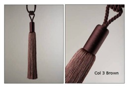 Extra Large 60cm Curtain Tassel Tieback - Luxury Silktouch Rope Holdback Statement Long Drapery Tie Back - thumbnail 2