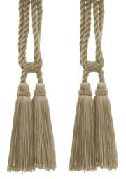 "D??copro Double Tassel Curtain & Drapery Tieback, Length 5 1/2"" - 14cm, Spread 27"