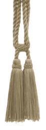 "D??copro Double Tassel Curtain & Drapery Tieback, Length 5 1/2"" - 14cm, Spread 27" - thumbnail 3