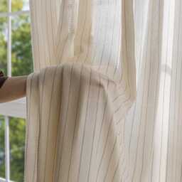 Custom Curtains Cream Wool Touch Feeling Net Sheer Voile Curtain For Bedroom Living Room - thumbnail 3