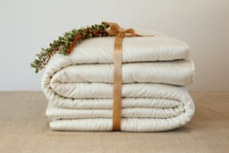 Twin Size Organic Wool Filled Comforter Extra Warm Winter Duvet - 68x86 - Us Duty Paid - thumbnail 1