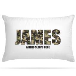 Personalised Army Camouflage Kids Pillow Case Customised Gifts Cushion Covers Bedroom Accessories Dinosaur Bedding For Birthday Decorations