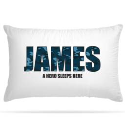 Personalised Army Camouflage Kids Pillow Case Customised Gifts Cushion Covers Bedroom Accessories Dinosaur Bedding For Birthday Decorations - thumbnail 2