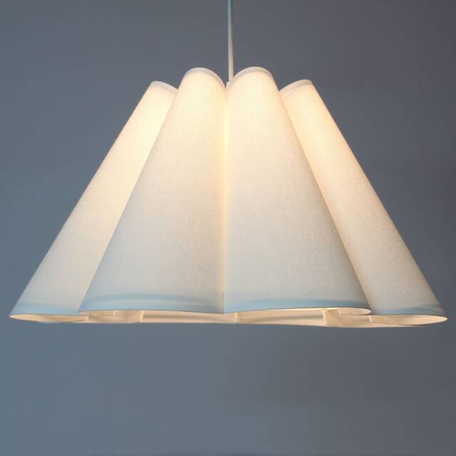 Handmade Burlap Petal Pendant Light Modern Home Decor - image 1