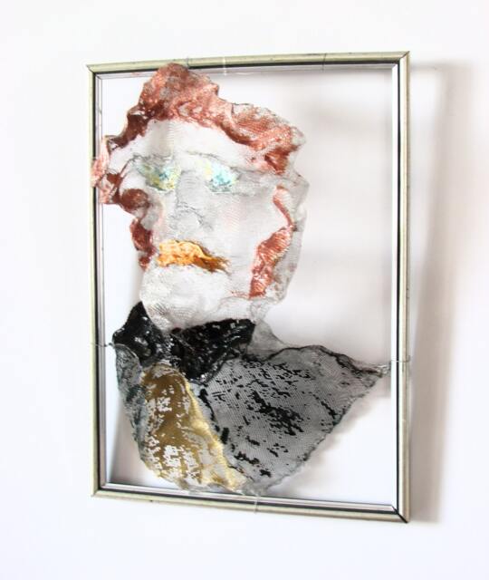 Metal Wall Art Edith Piaf Ooak - image 1