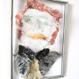 Metal Wall Art Edith Piaf Ooak - thumbnail 3