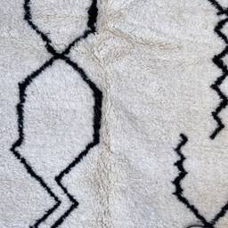 Custom Beni Ouarain Rug Handmade Moroccan Wool Carpet - thumbnail 3