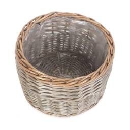 Large Round Antique Wash Planter Plant Pot Birthday Retirement Gift Wooden Vintage For Nanny Mum Gran Nana Flower Gardener Gifts Mothers Day - thumbnail 3