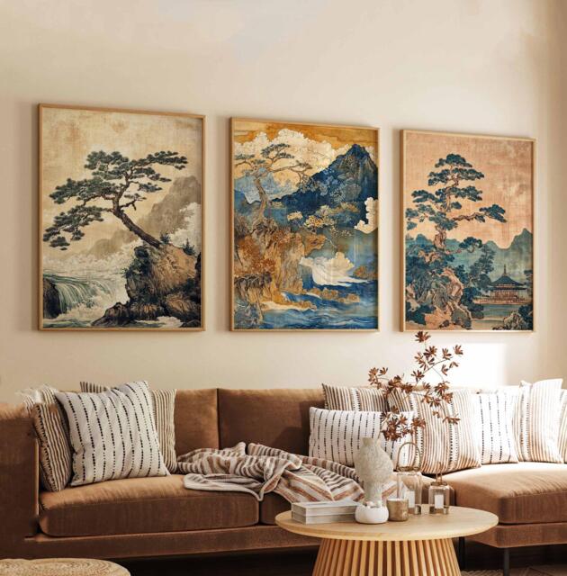 Set Of 3 Korea Posters, Travel Korean Wall Art, Seoul Prints, Landscape Culture Decor, Prints - image 1