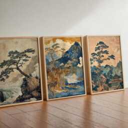 Set Of 3 Korea Posters, Travel Korean Wall Art, Seoul Prints, Landscape Culture Decor, Prints - thumbnail 2