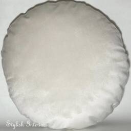 Handmade Soft Round Plush Velvet Cushion Circle Bed Sofa Pillow With Pad Insert - thumbnail 3