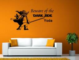 Be Aware Of The Dark Side Star Space Galaxy Wall Window Vehicle Sticker Decal Vinyl Fathead Mural Decor L2059 - thumbnail 1