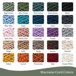 Macrame Fiber Wall Hanging For Boho & Minimalist Home Decor V93 - thumbnail 3