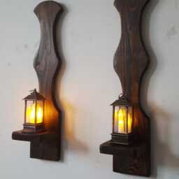 Decorative Candle Holder/ Twin - thumbnail 2
