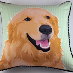 Golden Retriever Pillow - thumbnail 3
