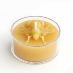 Honey Bee Tealight Beeswax Candles Bulk 100% Natural Usa Handmade Tea Lights Sets 6-500, Wedding Event Party Favors With Holders Cotton Wick - thumbnail 2