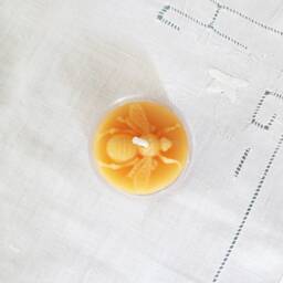 Honey Bee Tealight Beeswax Candles Bulk 100% Natural Usa Handmade Tea Lights Sets 6-500, Wedding Event Party Favors With Holders Cotton Wick - thumbnail 4