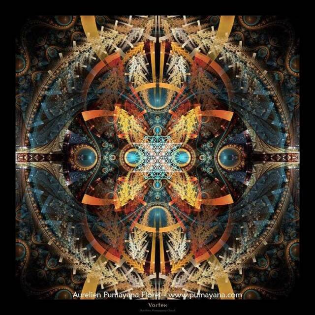 Sacred Geometry Tapestry Mandala Wall Hanging, Meditation Decor - image 1
