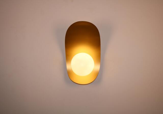 Living Room Wall Decor, Sconce - Brass Lamp Vanity Light Fixture, Lighting, Decor Room, Bedroom Lamps - image 1