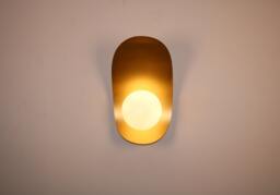 Living Room Wall Decor, Sconce - Brass Lamp Vanity Light Fixture, Lighting, Decor Room, Bedroom Lamps - thumbnail 1