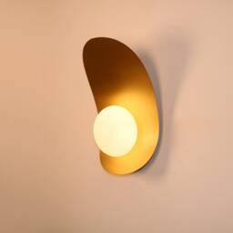 Living Room Wall Decor, Sconce - Brass Lamp Vanity Light Fixture, Lighting, Decor Room, Bedroom Lamps - thumbnail 2