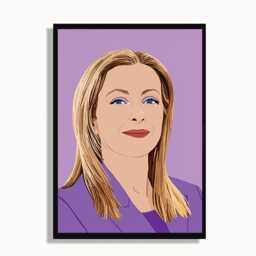 Giorgia Meloni Art Print Political Office Portrait, Wall Decor - thumbnail 4
