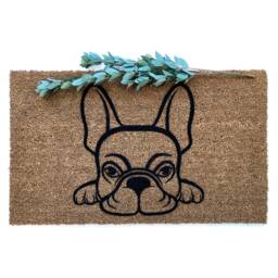 Frenchie Doormat - French Bulldog Welcome Mat Gift For Dog Lover I Love My Decor Cute Pet Porch - thumbnail 1