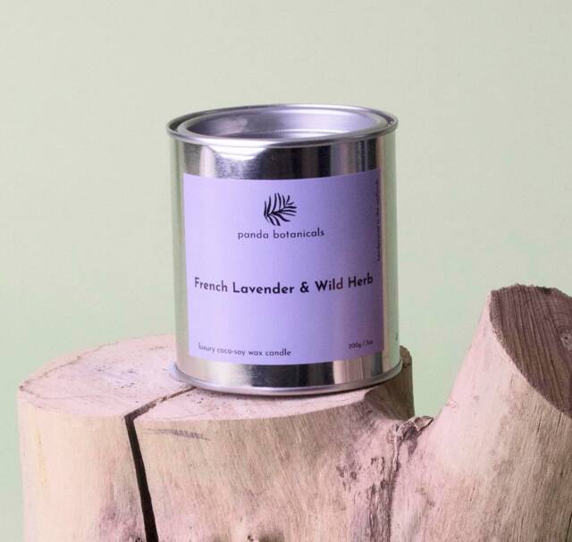 French Lavender Candle Gift Soy Wax For Mum Day Present Her Scented Home Decor Style Idea Luxury House - image 1