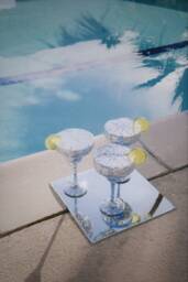 Disco Margarita Glass Home Decor