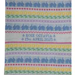 Lowestoft Lambswool Personalised Baby Blanket - thumbnail 2
