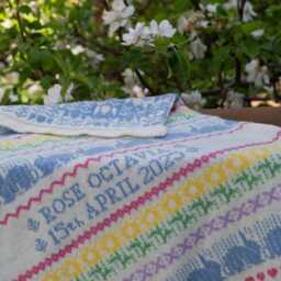 Lowestoft Lambswool Personalised Baby Blanket - thumbnail 4
