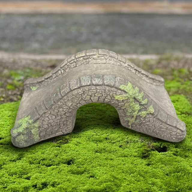 Charming Stone Bridge Statue Garden Concrete Figure Outdoor Landscape Ornament Yard Sculpture Cement Miniature Decor - image 1