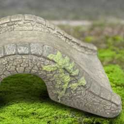 Charming Stone Bridge Statue Garden Concrete Figure Outdoor Landscape Ornament Yard Sculpture Cement Miniature Decor - thumbnail 3