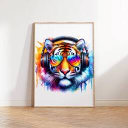 Animal Gaming Posters - Set Of 3 Gamer Prints - Boys Bedroom Decor Video Game Room Wall Art Artwork Pictures - thumbnail 2
