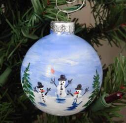 Snowman Play Day Christmas Ornament - thumbnail 1