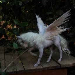 Needle Felted Pegasus. Winged Horse. Felt By Daria Lvovsky - thumbnail 2