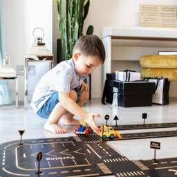 Wooden Traffic Sign Set - Road Track Toy, Toddler Gift - thumbnail 2
