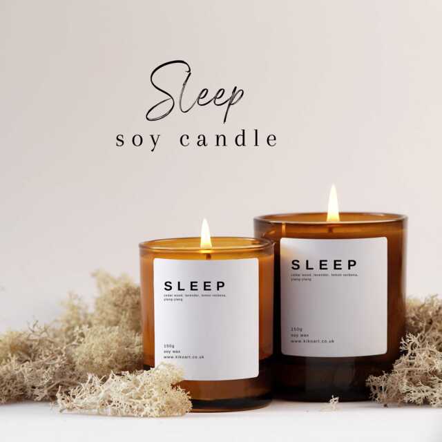 Sleep Soy Candles - Hand-Poured, All-Natural Scents For Relaxation & Bliss - image 1